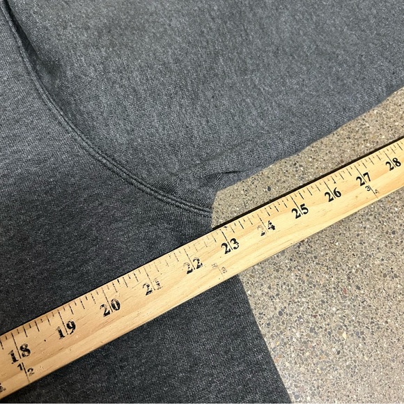 Carhartt Hoodie Mens Medium Grey Loose Fit Pullover Fleece K121 026 Sweatshirt - Picture 7 of 11